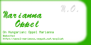 marianna oppel business card